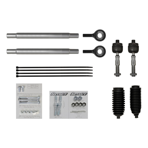 TRRAPRZR1K14ST001 SUPERATV Super ATV Replacement Tie Rod End HD - Stock Lenght TRRA-P-RZR-1K-14-ST-001 TIE ROD HD POL Replacement Tie Rod End HD - Stock Lenght 