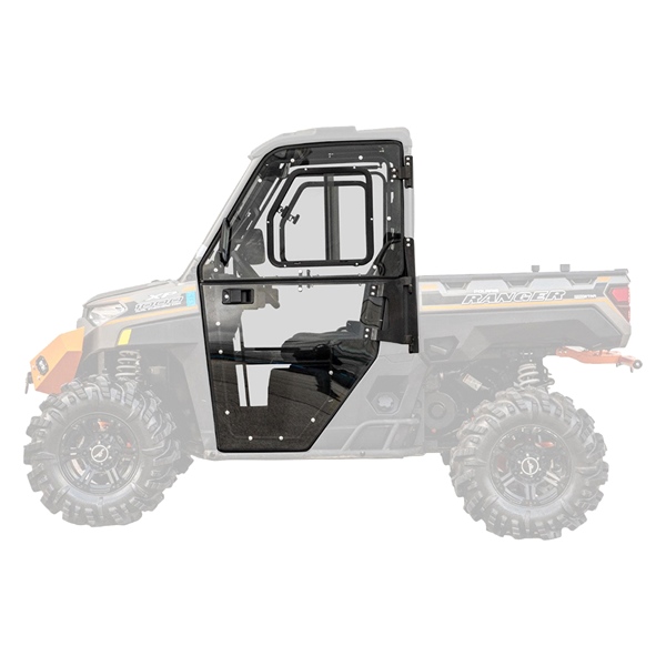 DOORPRAN1K00172 SUPERATV Super ATV Glazed Door POLARIS - UTV - Complete door DOOR COMPLETE POL SUPERATV Glazed Door Black