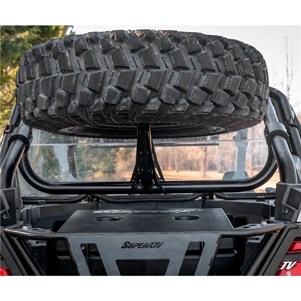 Image-4 Super ATV Fullsize Spare Tire Carrier SPARE TIRE CARRIER POL SUPERATV STCPPROXP01 STCPPROXP01 SUPERATV