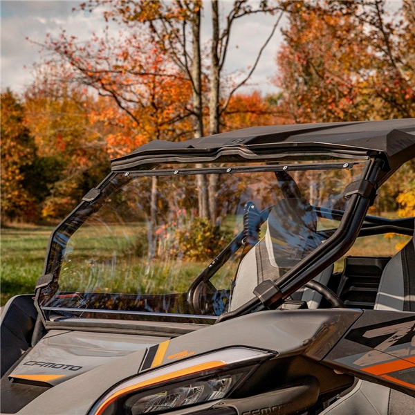 Image-2 Super ATV Full Windshield CFMOTO WINDSHIELD FULL SCRATCH RESIS CLR CFMOTO WSCFZF95070 WSCFZF95070 SUPERATV