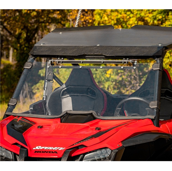 Image-2 Super ATV Full Windshield HONDA WINDSHIELD FULL SCRATCH RESIS CLR HON WSHTALV70 WSHTALV70 SUPERATV
