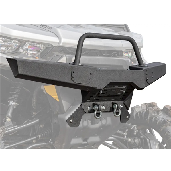 FBGCADEF00200 SUPERATV Super ATV Winch Ready Bumper Steel - CAN-AM (BRP) BUMPER WINCH READY C-AM SUPERATV Winch Ready Bumper Black