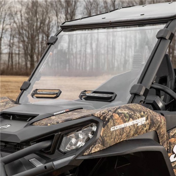 Image-3 Super ATV vented windshield CAN-AM (BRP) WINDSHIELD FULL VENTED CLR C-AM SUPERATV WSCACOMV00270 WSCACOMV00270 SUPERATV