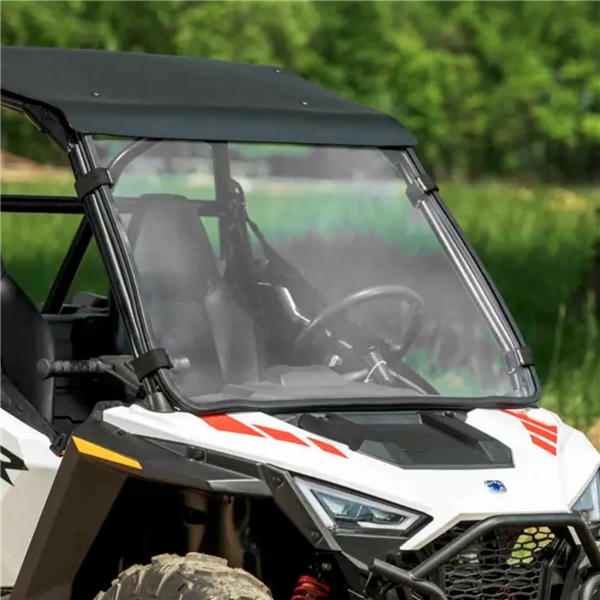 Image-3 Super ATV Full front windshield POLARIS WINDSHIELD FULL POL SUPERATV WSPRZR20075 WSPRZR20075 SUPERATV