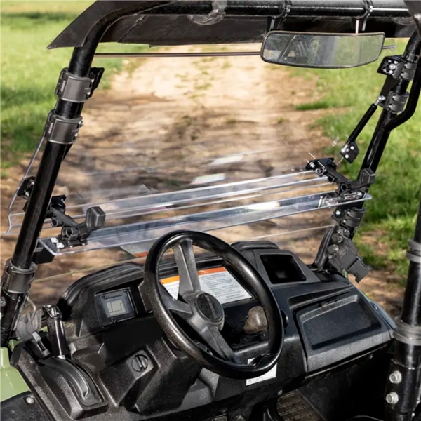 Image-6 Super ATV Flip up Windshield HONDA WINDSHIELD FLIP CLR HON SUPERATV FWSHPIO70000270 FWSHPIO70000270 SUPERATV