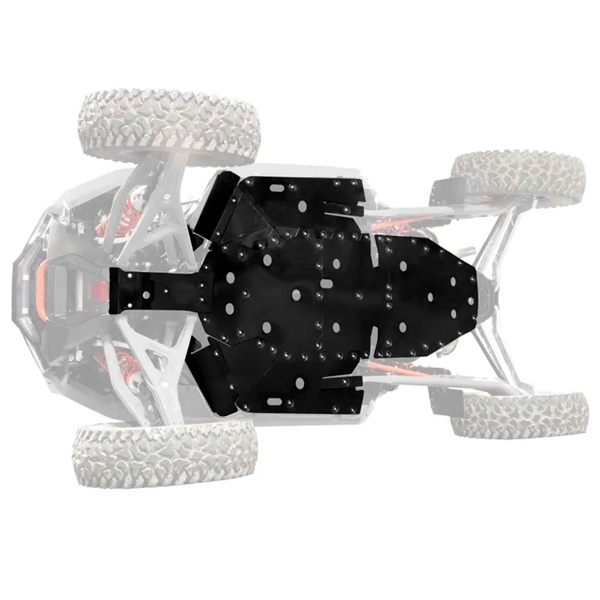 FSPPRZRTR SUPERATV Super ATV ARMW Full Skid Plate POLARIS SKID PLATE FULL POL SUPERATV ARMW Full Skid Plate Black