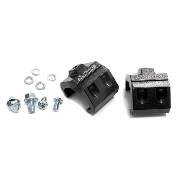 LB3ACC13 SUPERATV Super ATV Light Bracket Cage Mount BRACKET CAGE LIGHT Light Bracket Cage Mount Black