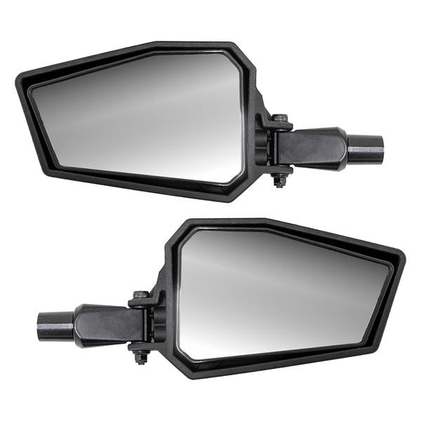 SVM003 SUPERATV Super ATV Plastic lateral Mirror 6.5" x 4.1" 1.75" Clamp-On SIDE MIRROR UTV SUPERATV Plastic lateral Mirror 6.5" x 4.1" Black