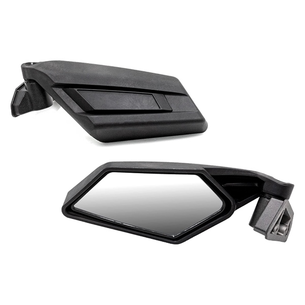 SVMCAX3 SUPERATV Super ATV Plastic lateral Mirror 7" x 3.5" Bolt-on SIDE MIRROR UTV SUPERATV Plastic lateral Mirror 7" x 3.5" Black