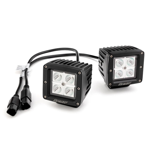 LBCADEF00101 SUPERATV Super ATV 3" X 3" LED cube lights CUBE LIGHT W/BRACKET 3" C-AM SUPERATV 3" X 3" LED cube lights Clear