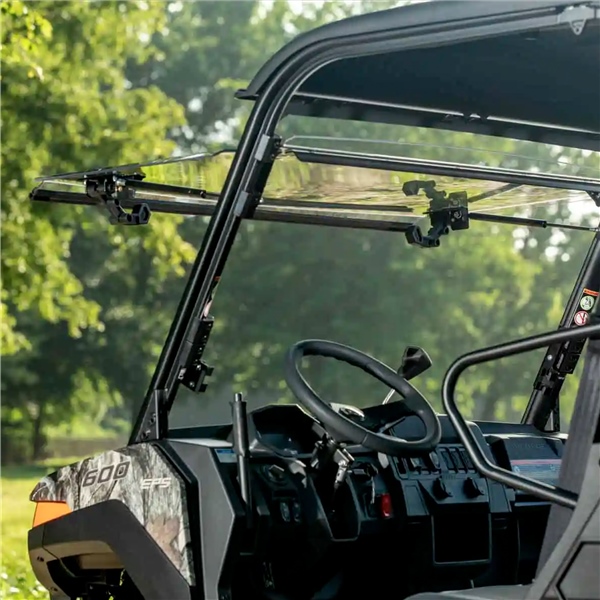 Image-2 Super ATV Scratch Resistant Flip Windshield CFMOTO WINDSHIELD FLIP CLR CFMOTO SUPERATV FWSCFUF60000170 FWSCFUF60000170 SUPERATV