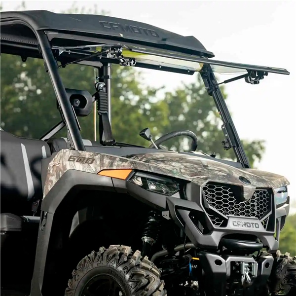 Image-4 Super ATV Scratch Resistant Flip Windshield CFMOTO WINDSHIELD FLIP CLR CFMOTO SUPERATV FWSCFUF60000170 FWSCFUF60000170 SUPERATV