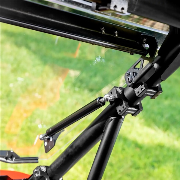 Image-4 Super ATV Scratch Resistant Flip Windshield POLARIS WINDSHIELD FLIP CLR POL SUPERATV FWSPRZRXP70 FWSPRZRXP70 SUPERATV