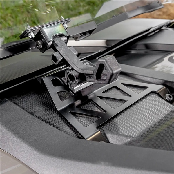 Image-5 Super ATV Scratch Resistant Flip Windshield POLARIS WINDSHIELD FLIP CLR POL SUPERATV FWSPRZRXP70 FWSPRZRXP70 SUPERATV
