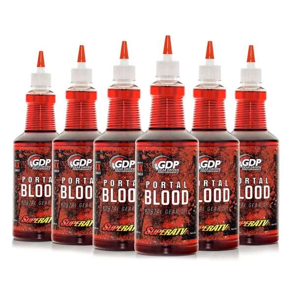 OILPC SUPERATV Super ATV Portal Blood Oil OIL PORTAL GEAR 32OZ QTY6 SUPERATV Portal Blood Oil 