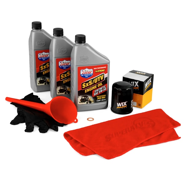 OCKPRZR1K SUPERATV Super ATV Oil Change Kit 5W50 OIL CHANGE KIT POL SUPERATV Oil Change Kit 