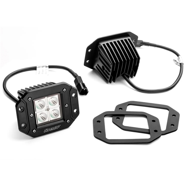 LB3RL001 SUPERATV Super ATV 3” LED Recessed Cube Lights CUBE LIGHT RECESSED SUPERATV 3” LED Recessed Cube Lights Clear