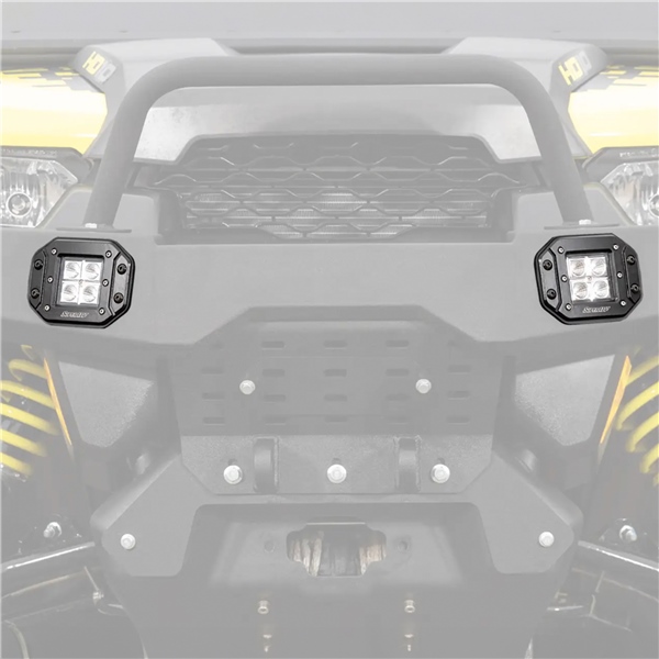 Image-3 Super ATV 3” LED Recessed Cube Lights CUBE LIGHT RECESSED SUPERATV LB3RL001 LB3RL001 SUPERATV