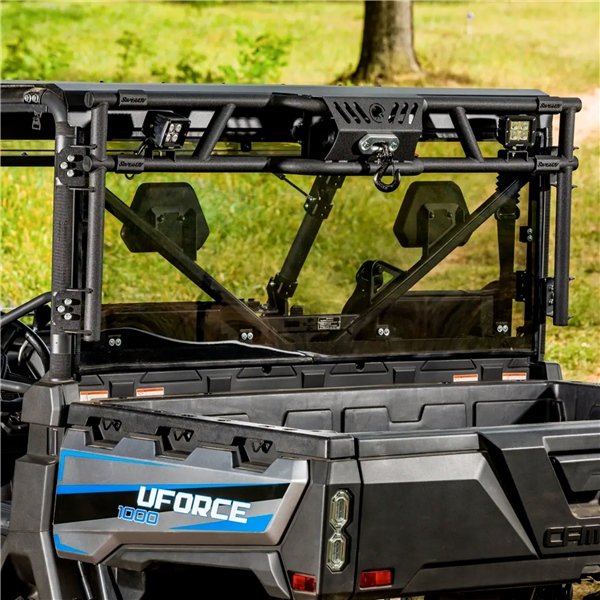 GLRCFUF1000K SUPERATV Super ATV Loader Rack with Winch and light RACK LOADER GAME W/WINCH/LIGHT Loader Rack with Winch and light Black