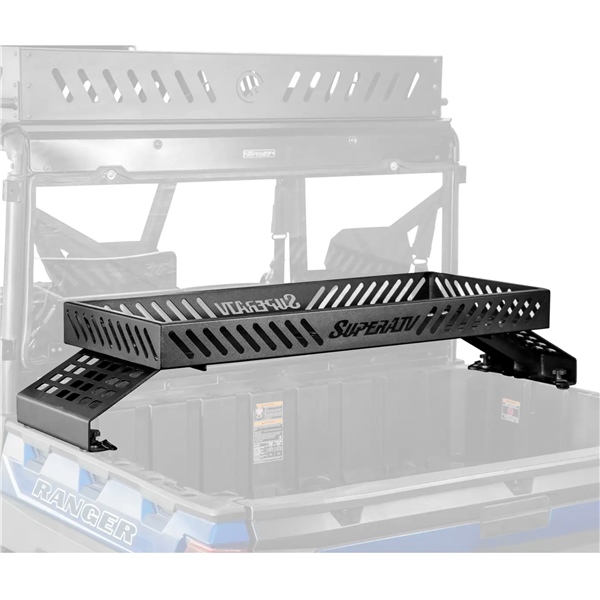 BRPRANXD00 SUPERATV Super ATV Delta Bed Rack BED RACK DELTA POL SUPERTATV Delta Bed Rack Black
