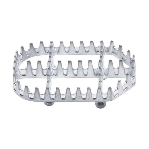 023217 PROTAPER Pro Taper 2.3 Footpeg Platforms FOOT PEG CLEAT STD STEEL KIT 2.3 Footpeg Platforms Gray, Golden