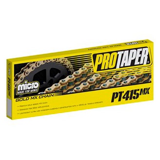 021698 PROTAPER Pro Taper Chain - 415MX Off-Road Chain 415MX X 120 LINK Chain - 415MX Gold