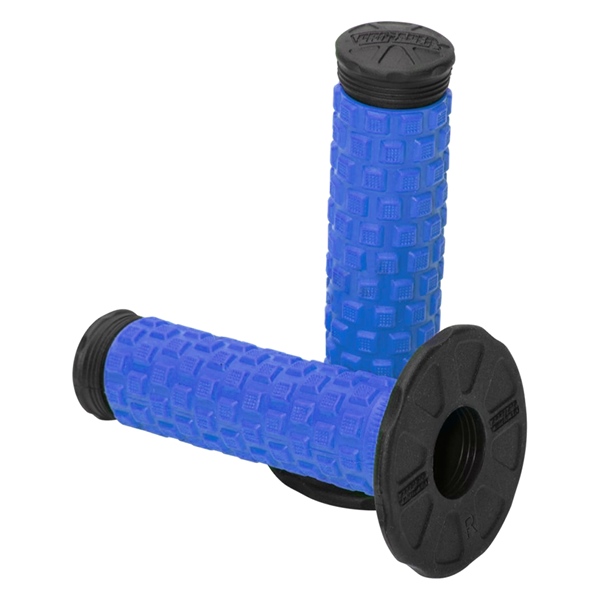 025048 FMF Pro Taper Pillow Top Handlebar Grips GRIP PT PILLOW TOP BL/BK PROTAPER Pillow Top Handlebar Grips Blue, Black