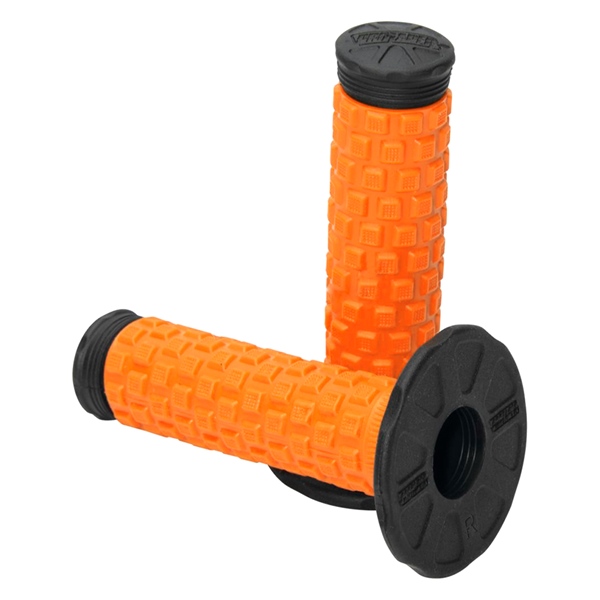 025049 PROTAPER Pro Taper Pillow Top Handlebar Grips GRIP PT PILLOW TOP OG/BK PROTAPER Pillow Top Handlebar Grips Orange, Black