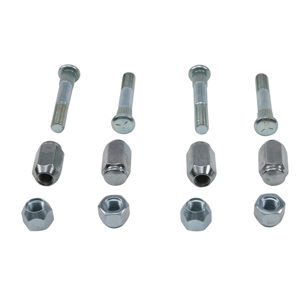 85-1139 MOOSE-RACING All Balls Wheel Stud and Nut Kit 332909 WHEEL NUT KIT POL ALLBALLS Wheel Stud and Nut Kit Silver