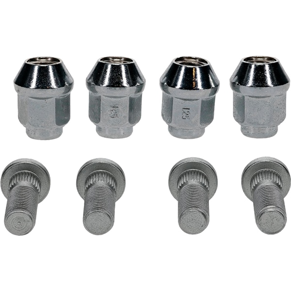 85-1146 MOOSE-RACING All Balls Wheel Stud and Nut Kit 332912 WHEEL NUT KIT SUZ ALLBALLS Wheel Stud and Nut Kit Silver