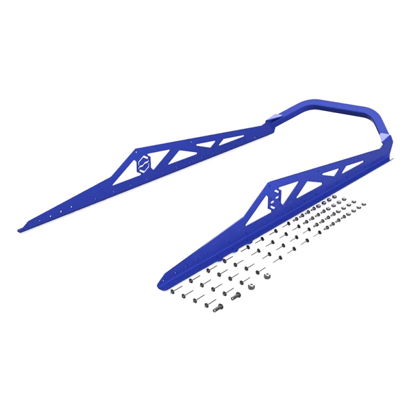 PA02-AC-12-MS-162-YB ITEK ITEK Bumper Powdercoat Series ARCTIC CAT, YAMAHA BUMPER RR POWDERCOAT A/C 162 BL Bumper Powdercoat Series Blue
