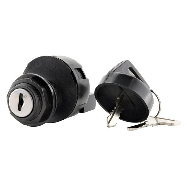 RMS110-106300 KIMPEXHD Kimpex HD Ignition Key Switch Lock with key - 345021 INTERRUPTOR 2 POS C-AM KIMPEXHD Ignition Key Switch Black