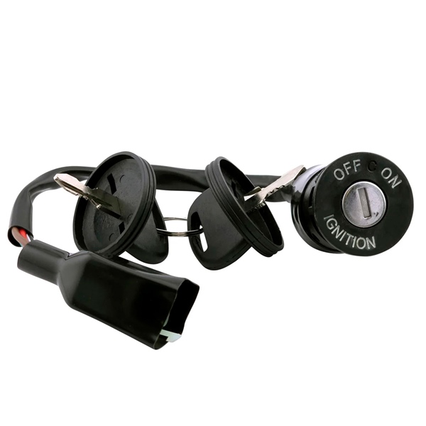 RMS110-108668 KIMPEXHD Kimpex HD Ignition Key Switch Lock with key - 345432 IGNITION KEY SWITCH 2 POS YAM KIMPEXHD Ignition Key Switch Black