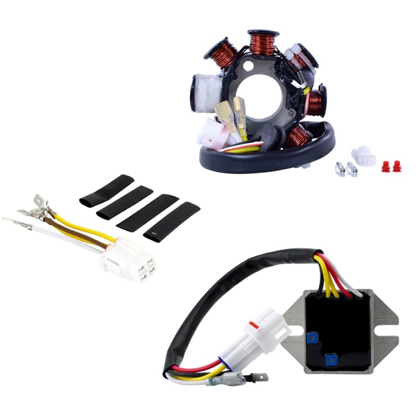 RMS900-107508 KIMPEXHD Kimpex HD 100W AC to DC Conversion Kit Stator and Regulator HUSQVARNA, KTM - 345456 STATOR CONV AC/DC + REGULATOR HUSQ 100W AC to DC Conversion Kit Stator and Regulator 