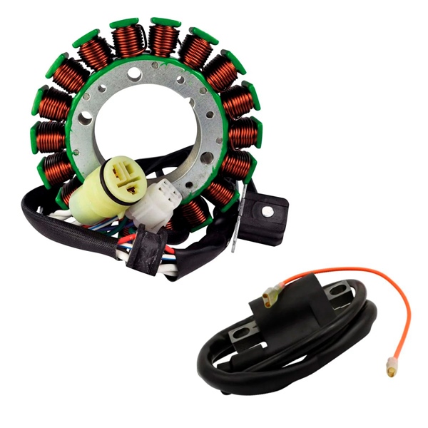RM22809 KIMPEXHD Kimpex HD Stator and Crankcase Cover Gasket Kit YAMAHA - 345464 STATOR + EXT IGNITION COIL YAM KIMPEXHD Stator and Crankcase Cover Gasket Kit 