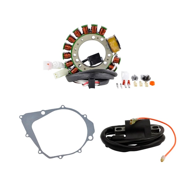 RM22862 KIMPEXHD Kimpex HD Stator, Ignition coil and Crankcase Cover Gasket Kit YAMAHA - 345471 STATOR + IGNITION COIL + MAGN GASKET YAM Stator, Ignition coil and Crankcase Cover Gasket Kit 