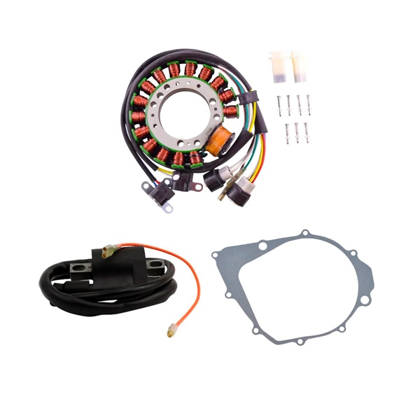 RM22864 KIMPEXHD Kimpex HD Stator, Ignition coil and Crankcase Cover Gasket Kit YAMAHA - 345472 STATOR + IGNITION COIL + GASKET YAM Stator, Ignition coil and Crankcase Cover Gasket Kit 