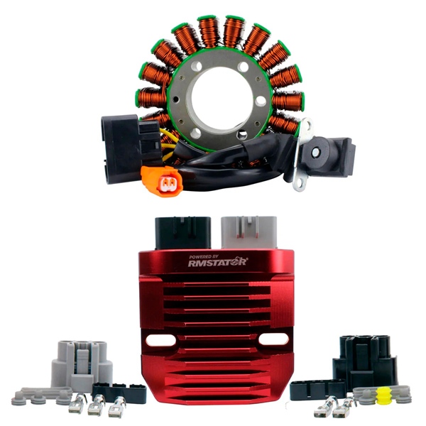 RMS900-107352 KIMPEXHD Kimpex HD Generator Stator & Aluminum Mosfet Voltage Regulator Kit HONDA - 345474 STATOR + REGULATOR ALU HON KIMPEXHD Generator Stator & Aluminum Mosfet Voltage Regulator Kit 