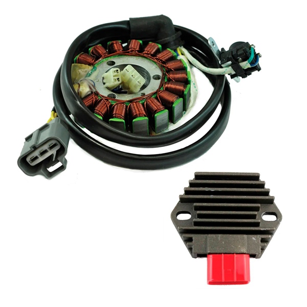 RM23001 KIMPEXHD Kimpex HD High Output Stator and Voltage Regulator Rectifier Kit HONDA - 345477 STATOR + REGULATOR HON KIMPEXHD High Output Stator and Voltage Regulator Rectifier Kit 