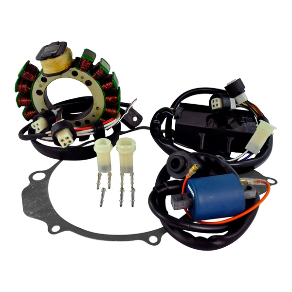 RM22813 KIMPEXHD Kimpex HD Stator, CDI Box, Ignition Coil and Gasket Kit YAMAHA - 345485 STATOR + CDI BOX + IGN COIL + GASKET Stator, CDI Box, Ignition Coil and Gasket Kit 