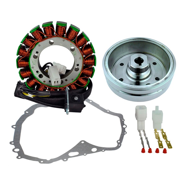 RM23014 KIMPEXHD Kimpex HD Improved Flywheel, Stator and Crankcase Cover Gasket Kit ARCTIC CAT, SUZUKI - 345511 STATOR + FLYWHEEL + GASKET A/C Improved Flywheel, Stator and Crankcase Cover Gasket Kit 