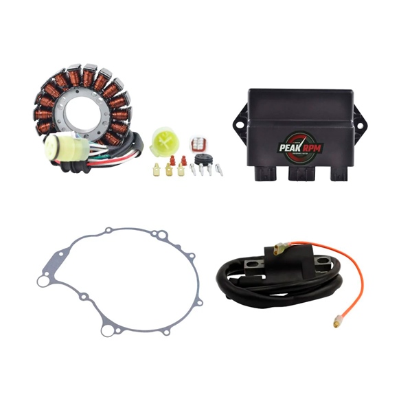 RM22831 KIMPEXHD Kimpex HD Stator, CDI Box, Ignition Coil and Gasket Kit YAMAHA - 345515 STATOR + CDI BOX + IGN COIL + GASKET Stator, CDI Box, Ignition Coil and Gasket Kit 