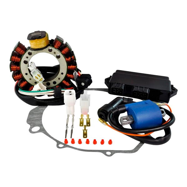 RM22811 KIMPEXHD Kimpex HD Stator, CDI Box, Ignition Coil and Gasket Kit YAMAHA - 345538 STATOR + CDI BOX + IGN COIL + GASKET Stator, CDI Box, Ignition Coil and Gasket Kit 