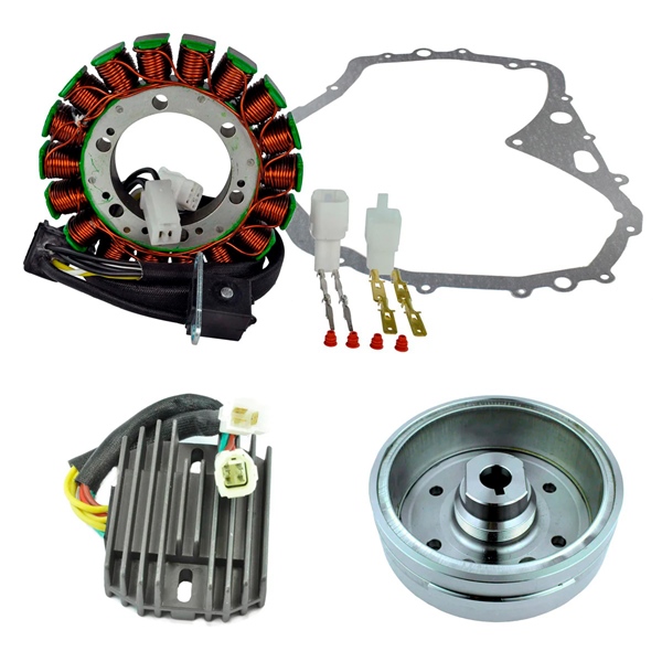 RM23030 KIMPEXHD Kimpex HD Stator, Regulator, Improved Magneto Flywheel and Crankcase Cover Gasket Kit ARCTIC CAT - 345549 STATOR + FLYWHEEL + REGUL + GASKET Stator, Regulator, Improved Magneto Flywheel and Crankcase Cover Gasket Kit 
