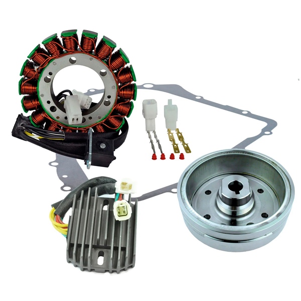 RM23051 KIMPEXHD Kimpex HD Stator, Regulator, Improved Magneto Flywheel and Crankcase Cover Gasket Kit ARCTIC CAT - 345550 STATOR + FLYWHEEL + REGUL + GASKET Stator, Regulator, Improved Magneto Flywheel and Crankcase Cover Gasket Kit 