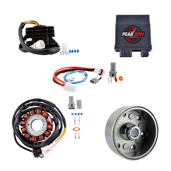 RMS900-108120 KIMPEXHD Kimpex HD AC to DC Lighting 140W Stator, Regulator, CDI Box and Flywheel Kit YAMAHA - 345567 STATOR + REGULATOR + BOITIER ELEC YAM AC to DC Lighting 140W Stator, Regulator, CDI Box and Flywheel Kit 