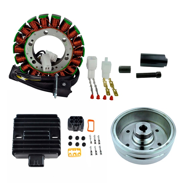 RM23037 KIMPEXHD Kimpex HD Stator, Regulator, Improved Magneto Flywheel and Puller SUZUKI - 345568 FLYWHEEL + PULLER + STATOR + REGUL Stator, Regulator, Improved Magneto Flywheel and Puller 