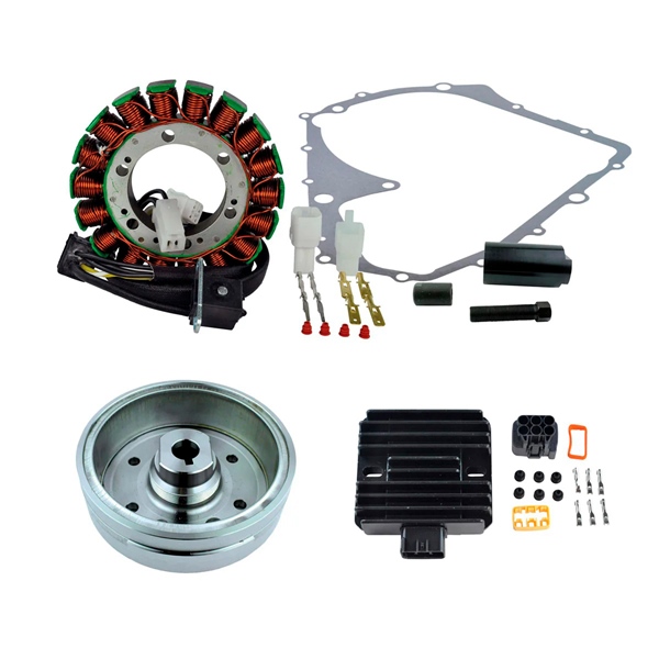 RM23048 KIMPEXHD Kimpex HD Stator, Regulator, Improved Magneto Flywheel, Crankcase Cover Gasket Kit and Puller SUZUKI - 345573 FLYWHEEL + PULLER + STATOR + REGUL Stator, Regulator, Improved Magneto Flywheel, Crankcase Cover Gasket Kit and Puller 