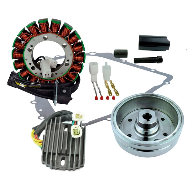 RM23050 KIMPEXHD Kimpex HD Stator, Regulator, Improved Magneto Flywheel, Crankcase Cover Gasket Kit and Puller ARCTIC CAT - 345580 FLYWHEEL + PULLER + STATOR + REGUL Stator, Regulator, Improved Magneto Flywheel, Crankcase Cover Gasket Kit and Puller 
