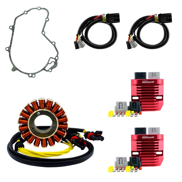 RMS900-108287 KIMPEXHD Kimpex HD SPLYT Stator, Voltage Regulator Rectifier & Gasket Kit CAN-AM (BRP) - 345588 STATOR SPLYT + REGULATOR ALUM C-AM SPLYT Stator, Voltage Regulator Rectifier & Gasket Kit 